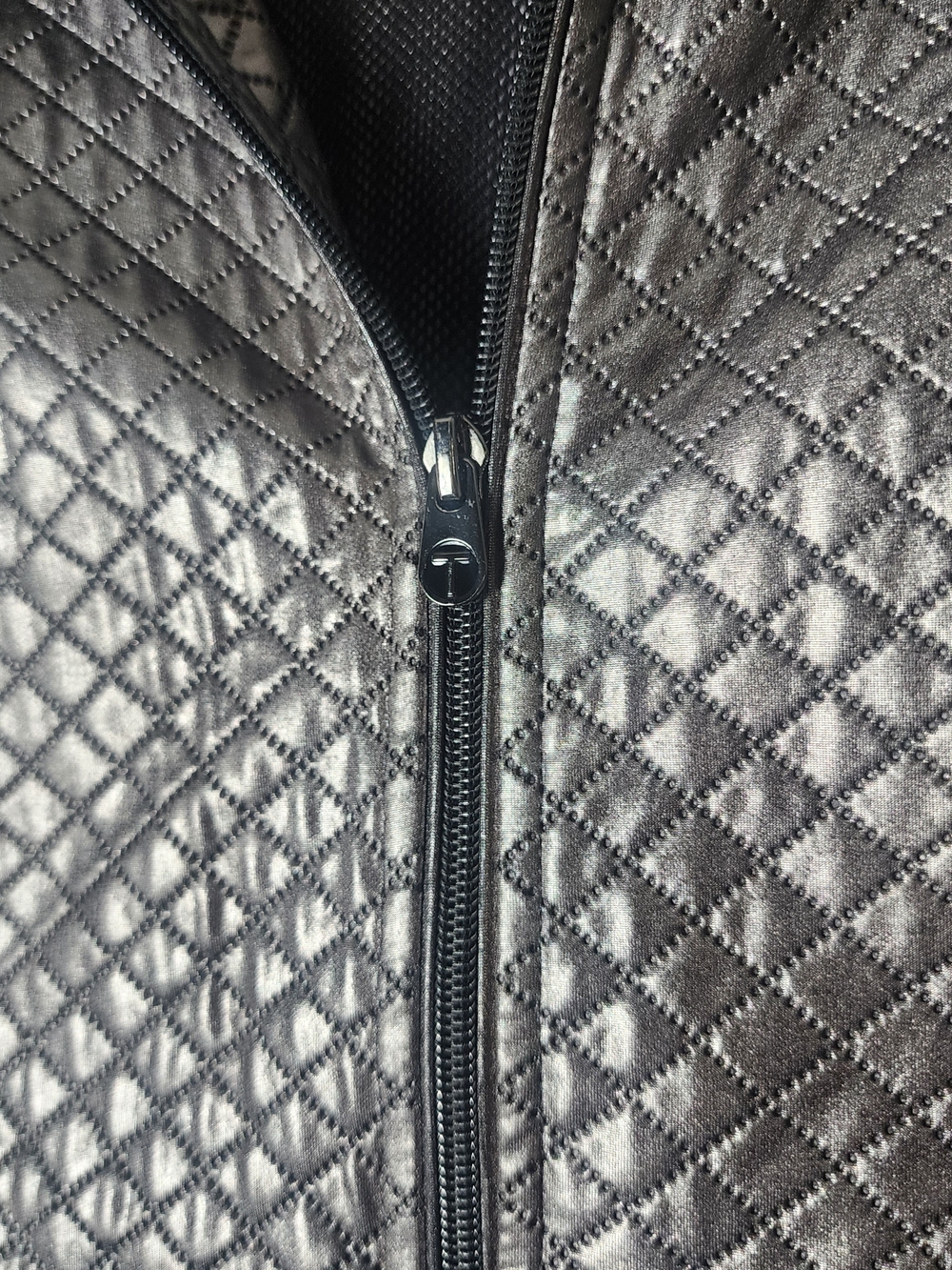 Tail Metallic Quilted Utility Jacket in Silver - Picture 3 of 7